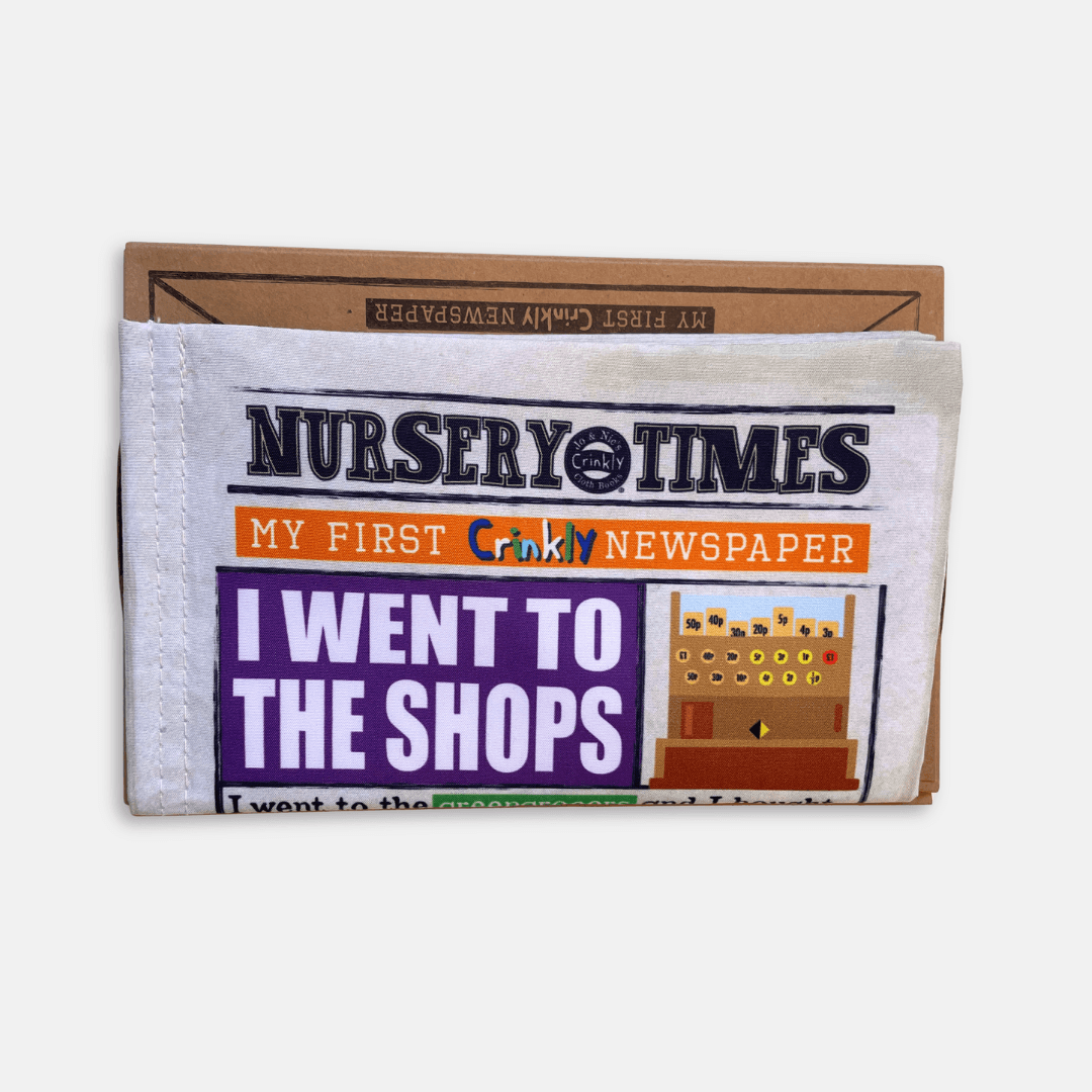 Crinkly Cloth Newspaper: I Went To The Shops