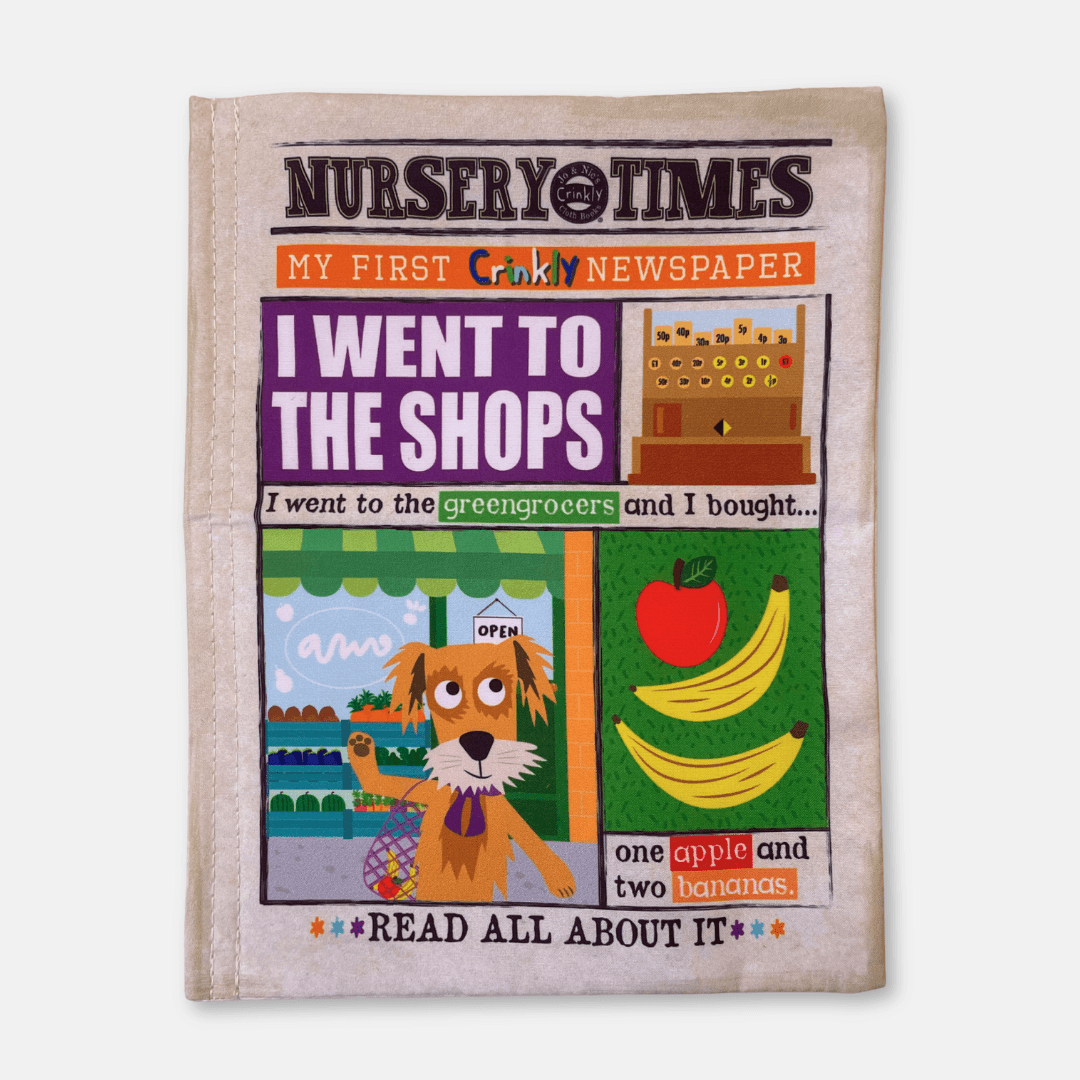 Crinkly Cloth Newspaper: I Went To The Shops