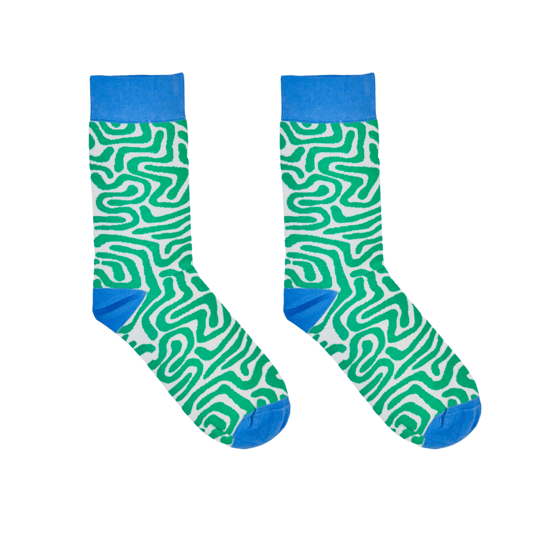 Afropop Green Roots Socks