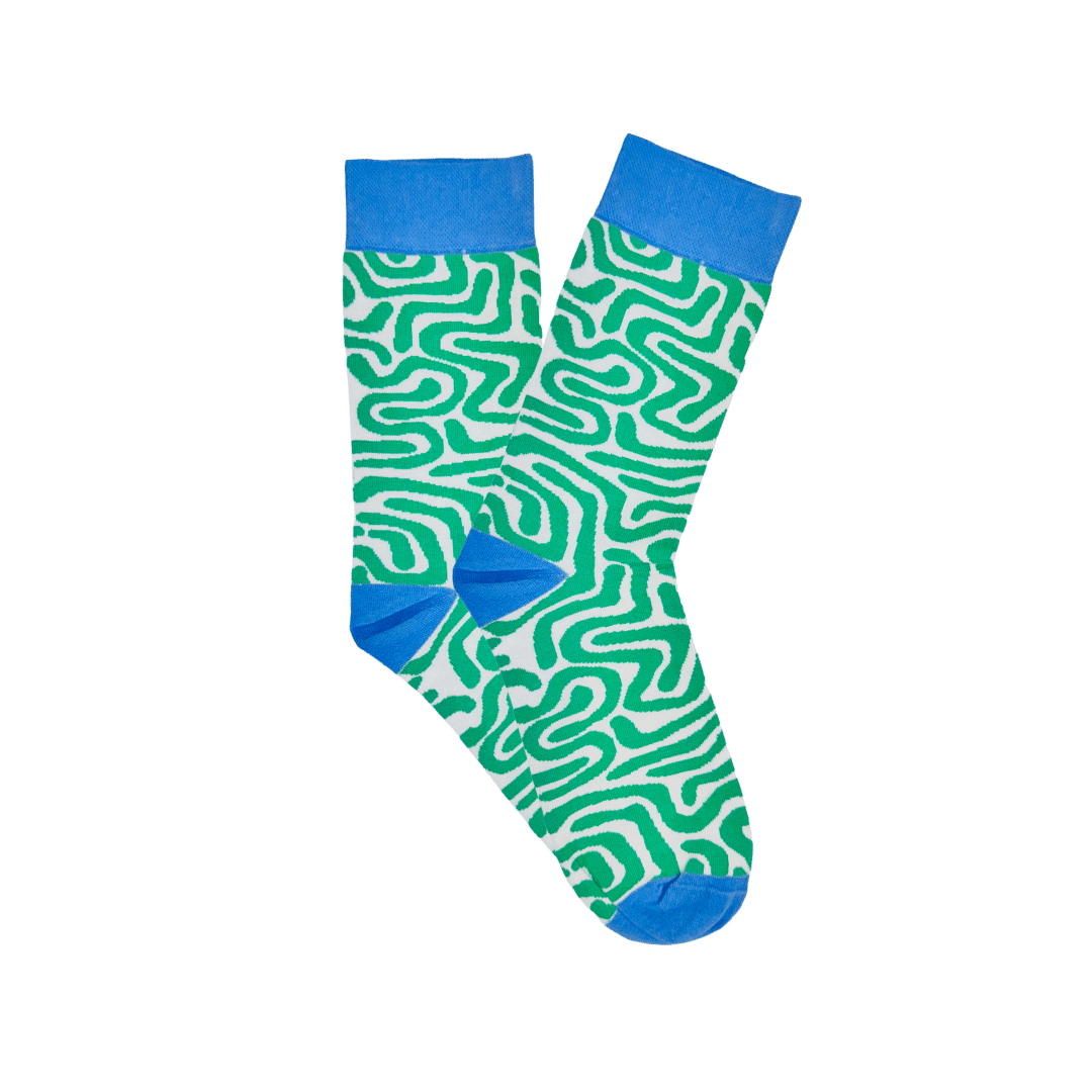 Afropop Green Roots Socks