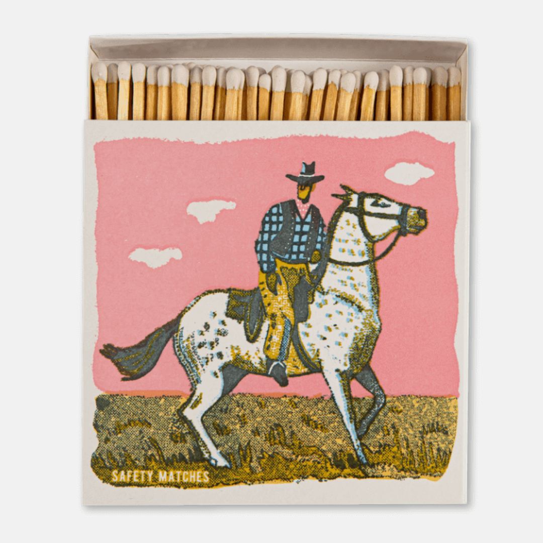 Pink Cowboy Box of Matches