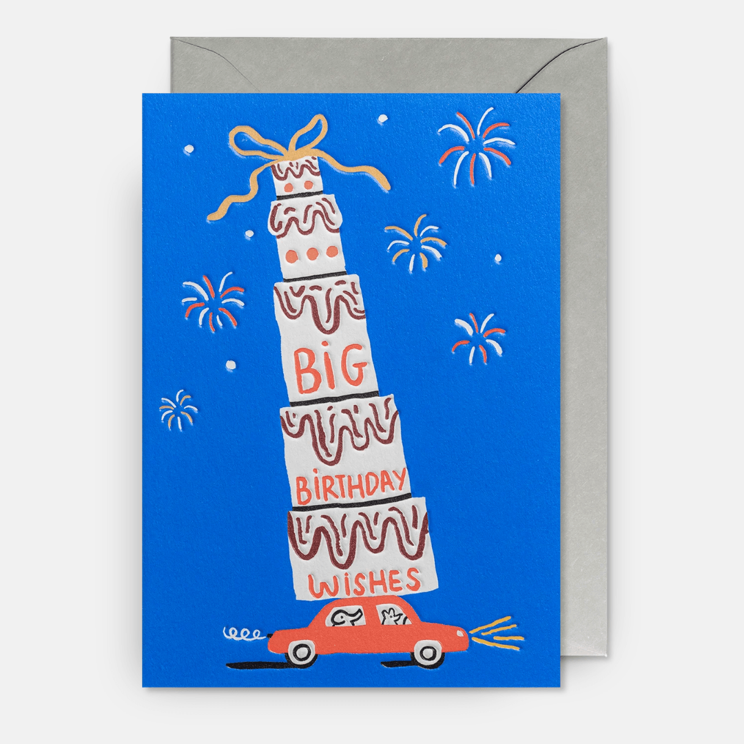 Big Birthday Wishes Greetings Card