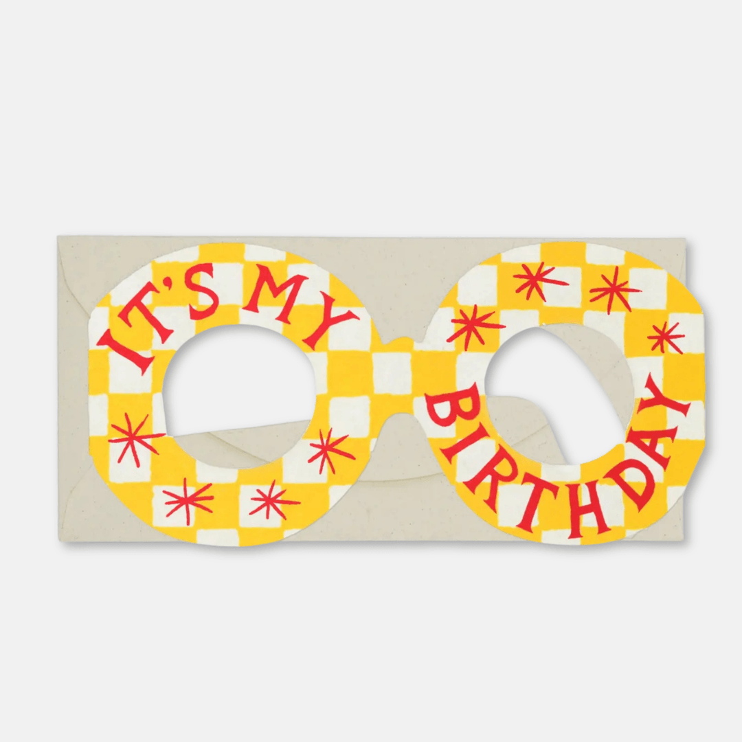 Birthday Glasses Greetings Card