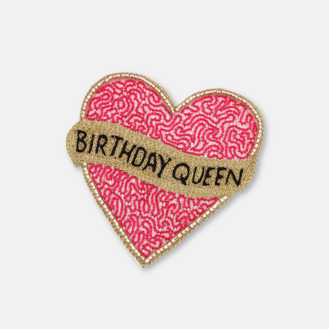 Birthday Queen Heart Brooch