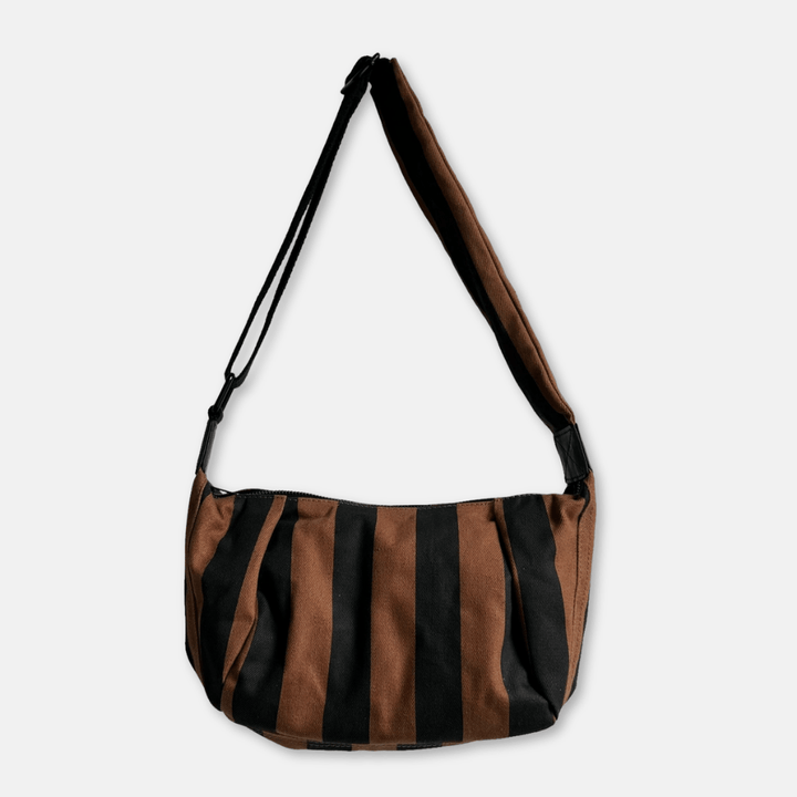 Stripe Crossbody Sling Bag