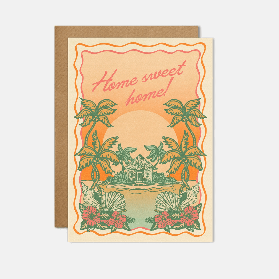Home Sweet Home Greetings Card