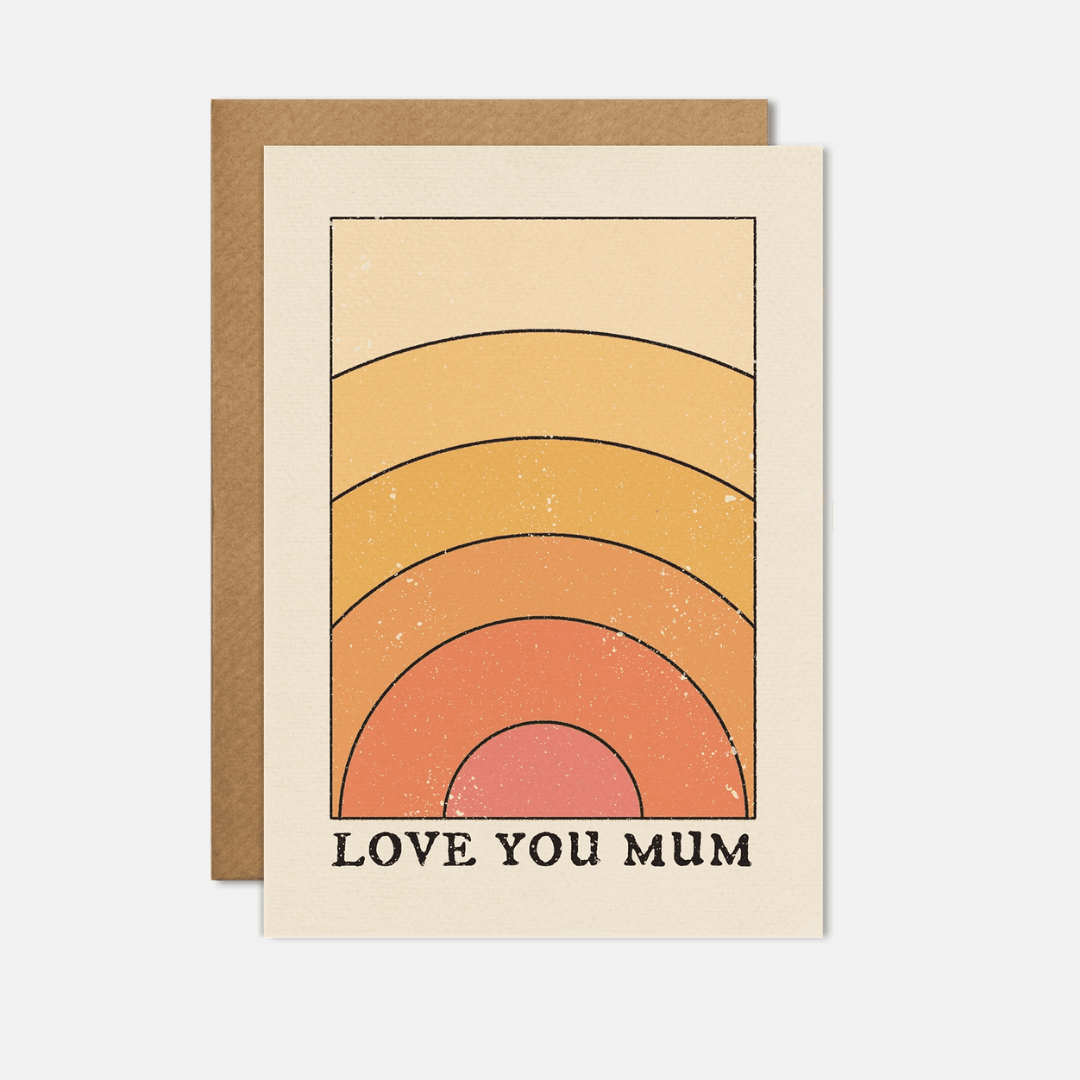 Love You Mum Greetings Card