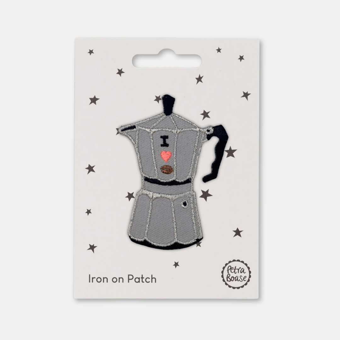 Coffee Pot Iron-on Patch
