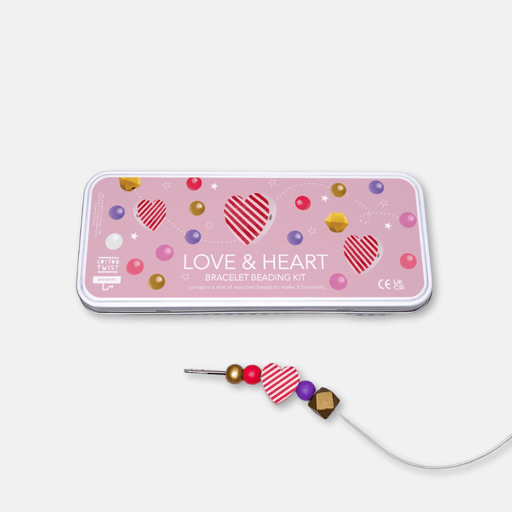 Love & Heart Bracelet Kit Tin