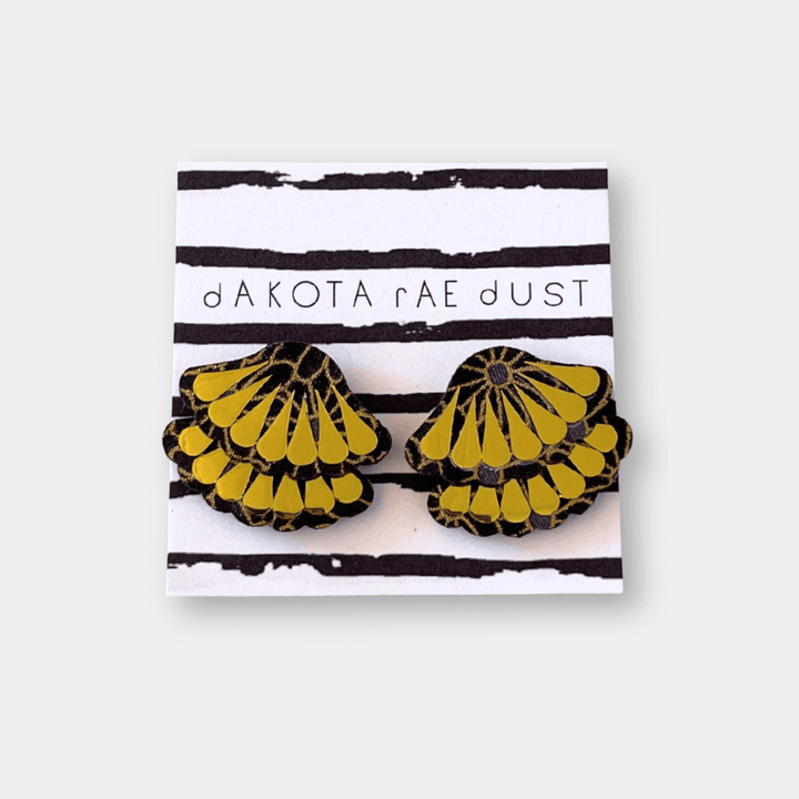Tiered Frill Stud Earrings