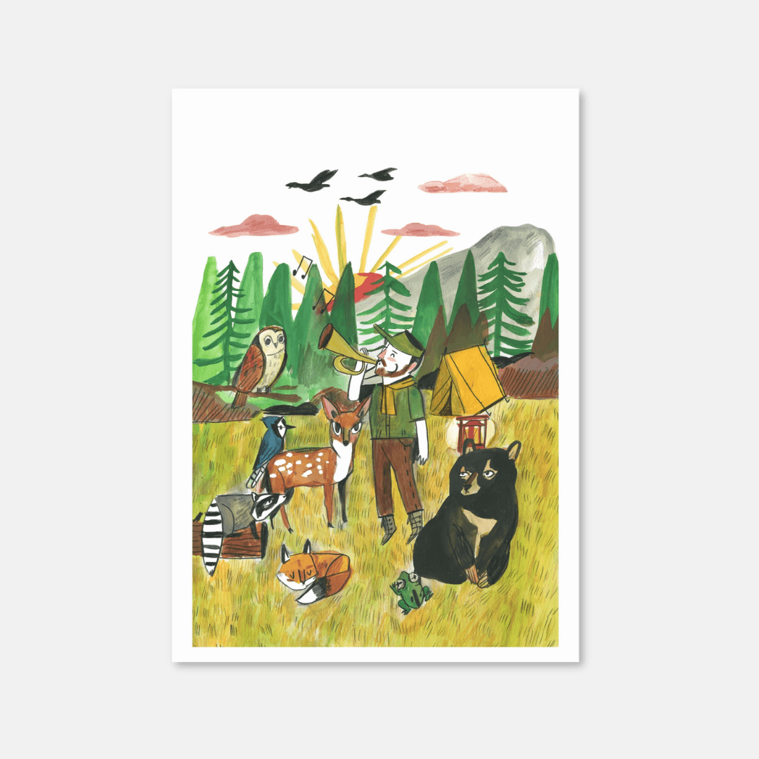 Call Of The Wild A4 Art Print