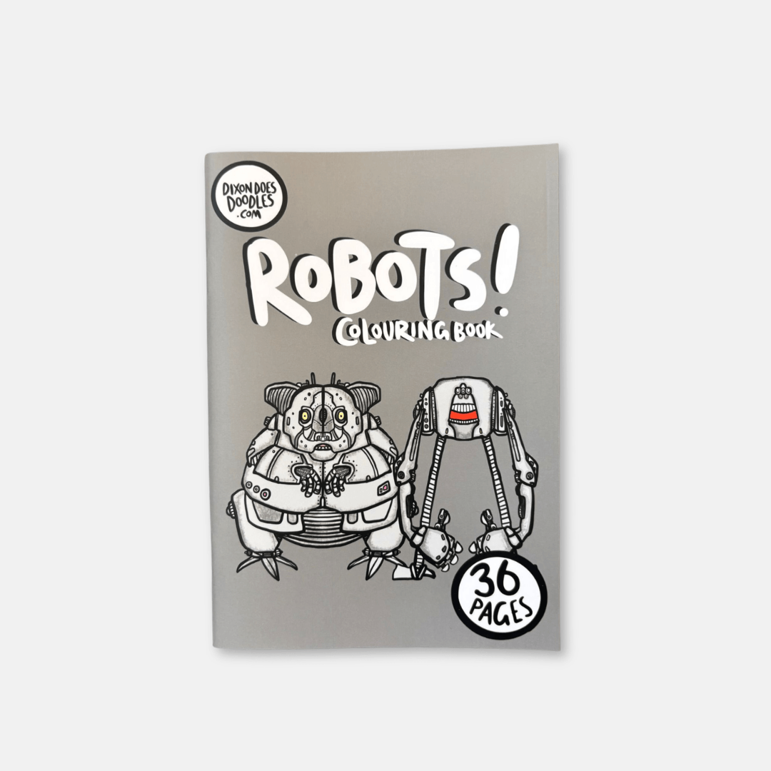 Robots Colouring Book
