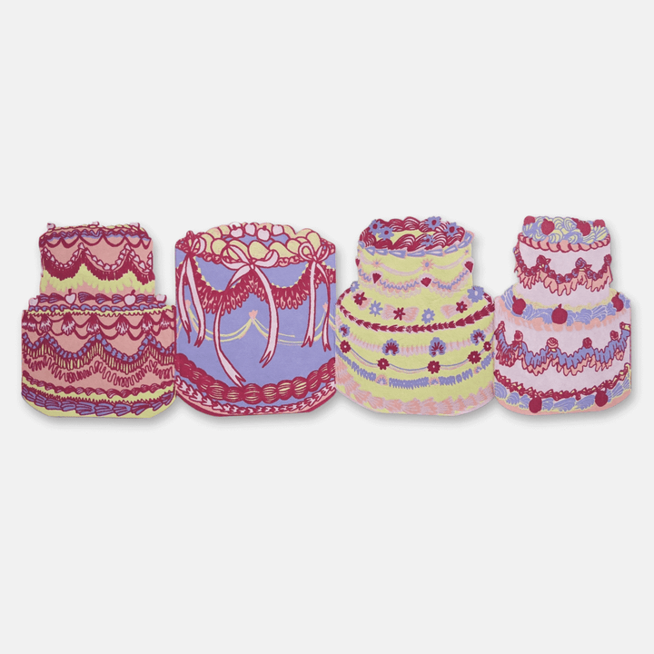 Birthday Cake Concertina Greeting Card
