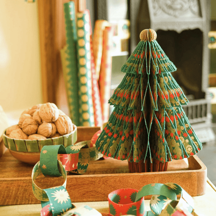 Christmas Tree Honeycomb Decoration