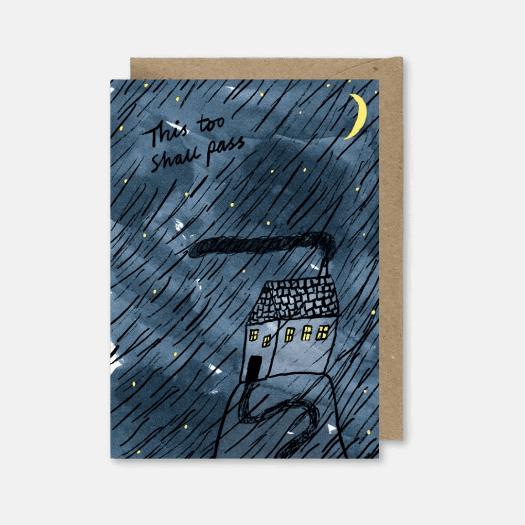 This Too Shall Pass Greetings Card