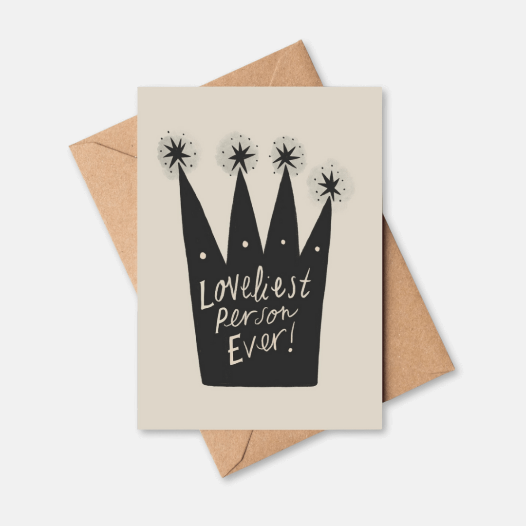 Loveliest Person Ever Greetings Card
