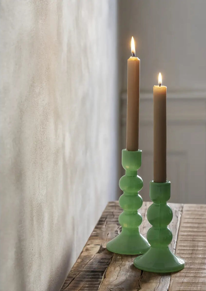 Glass Candle Holders