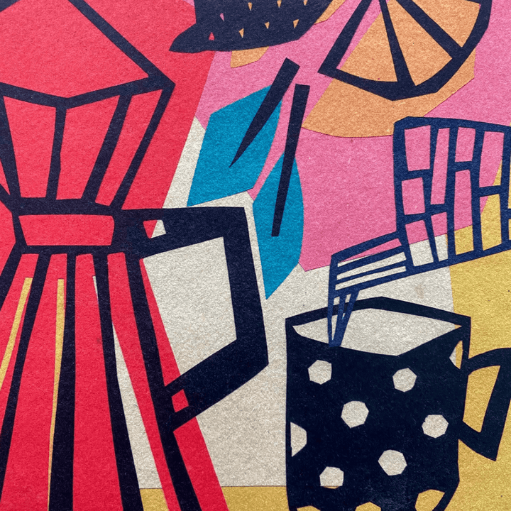 Coffee and Lemon A3 Art Print