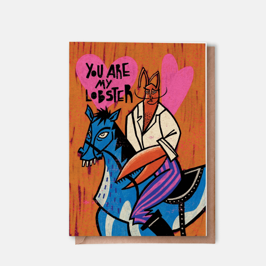 You Are My Lobster Greetings Card