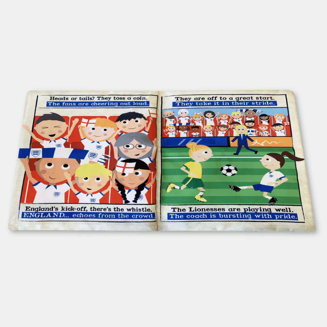Crinkly Cloth Newspaper: Lionesses