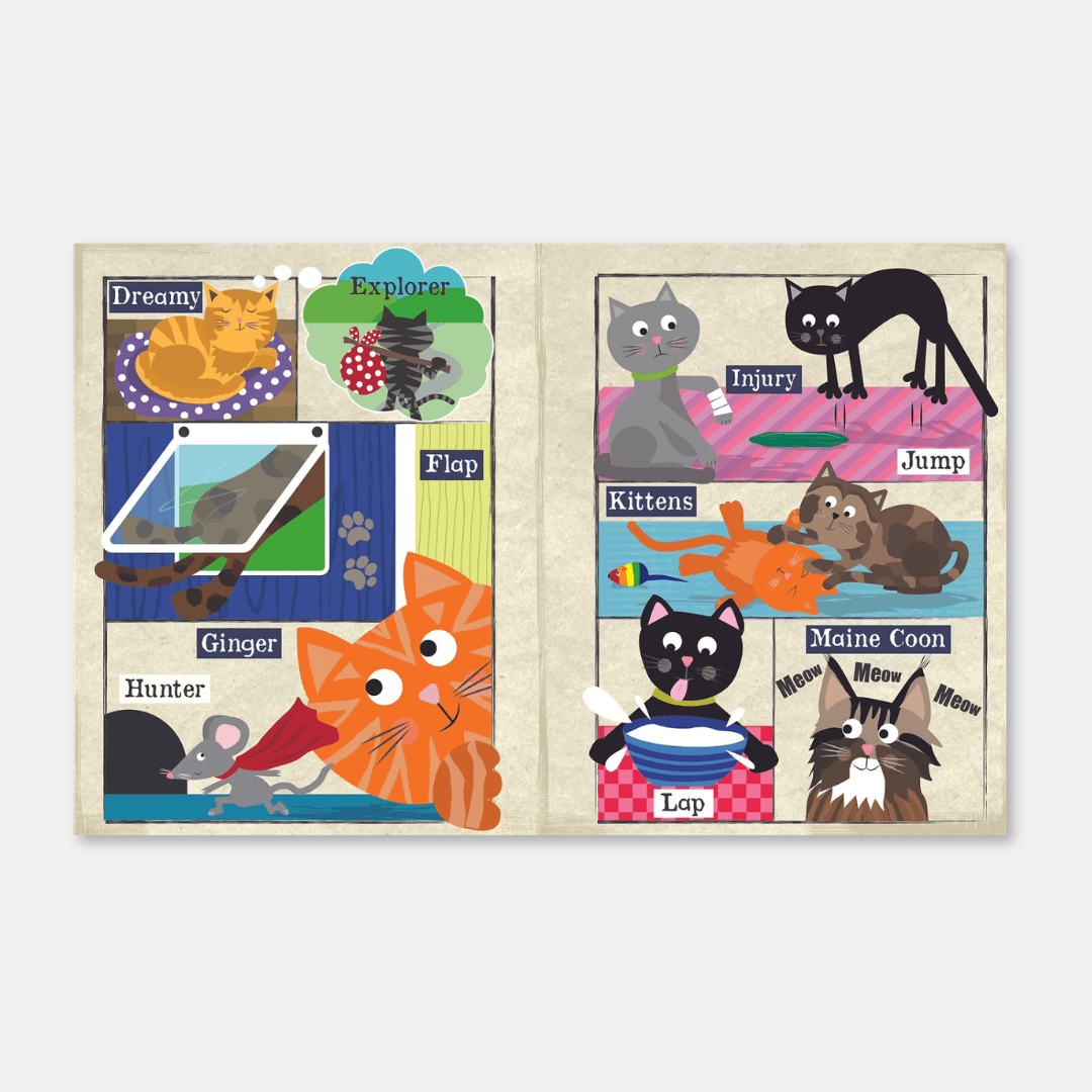Crinkly Cloth Newspaper: A-Z of Cats