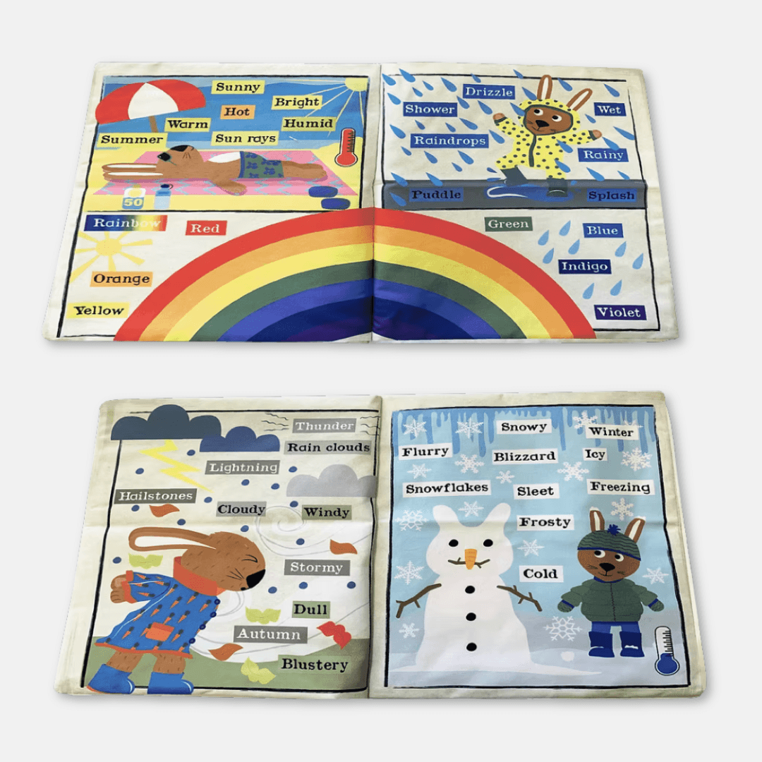 Crinkly Cloth Books: All Kinds of Weather