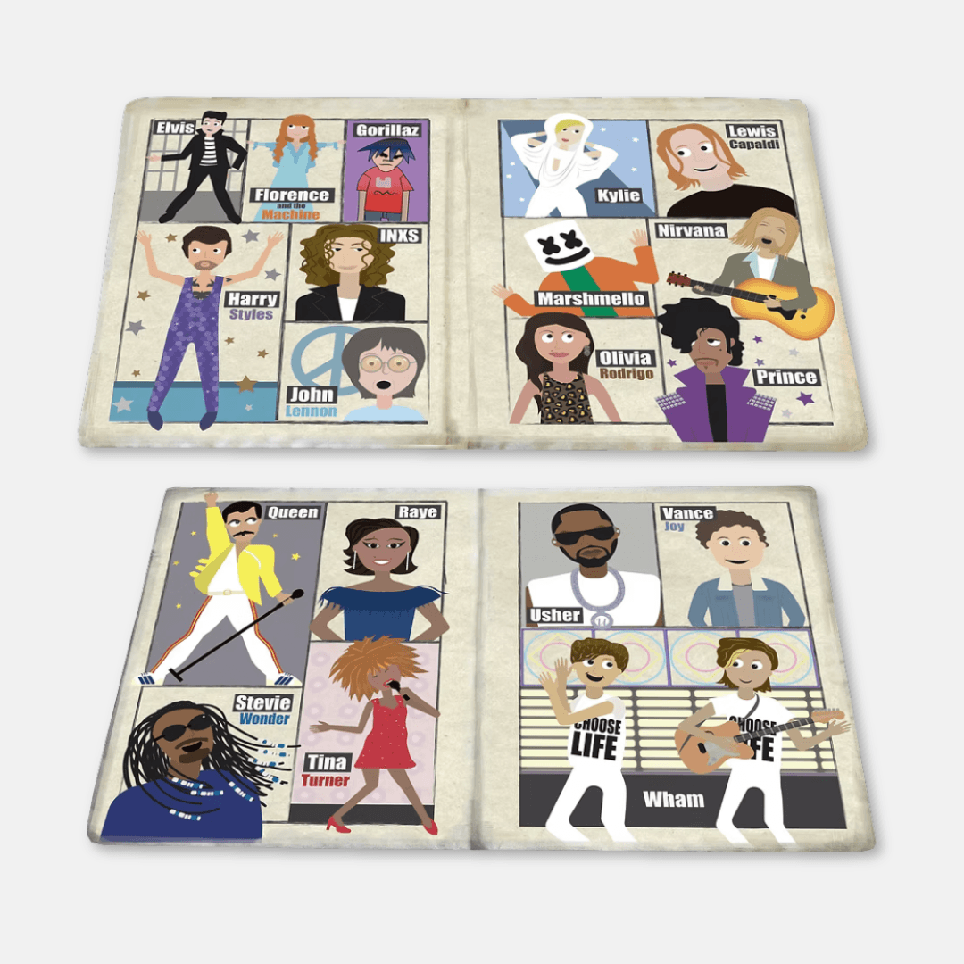 Crinkly Cloth Newspaper: Music A-Z