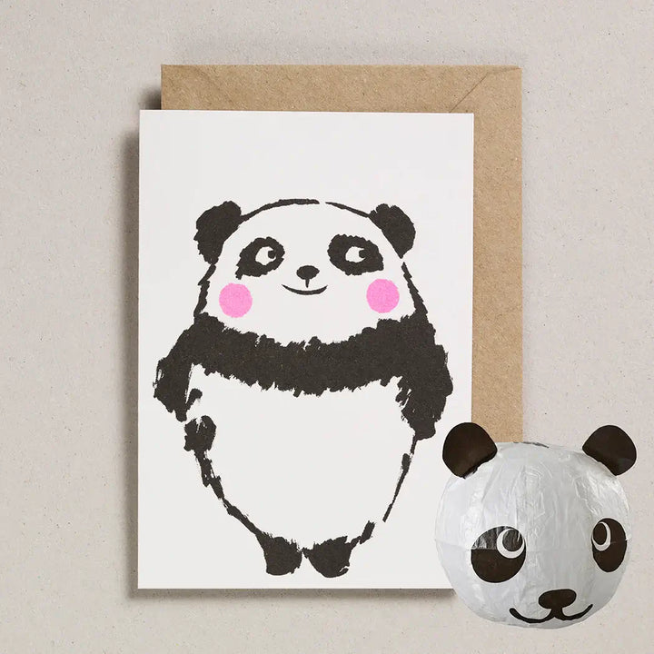 Panda Japanese Paper Balloon Cards