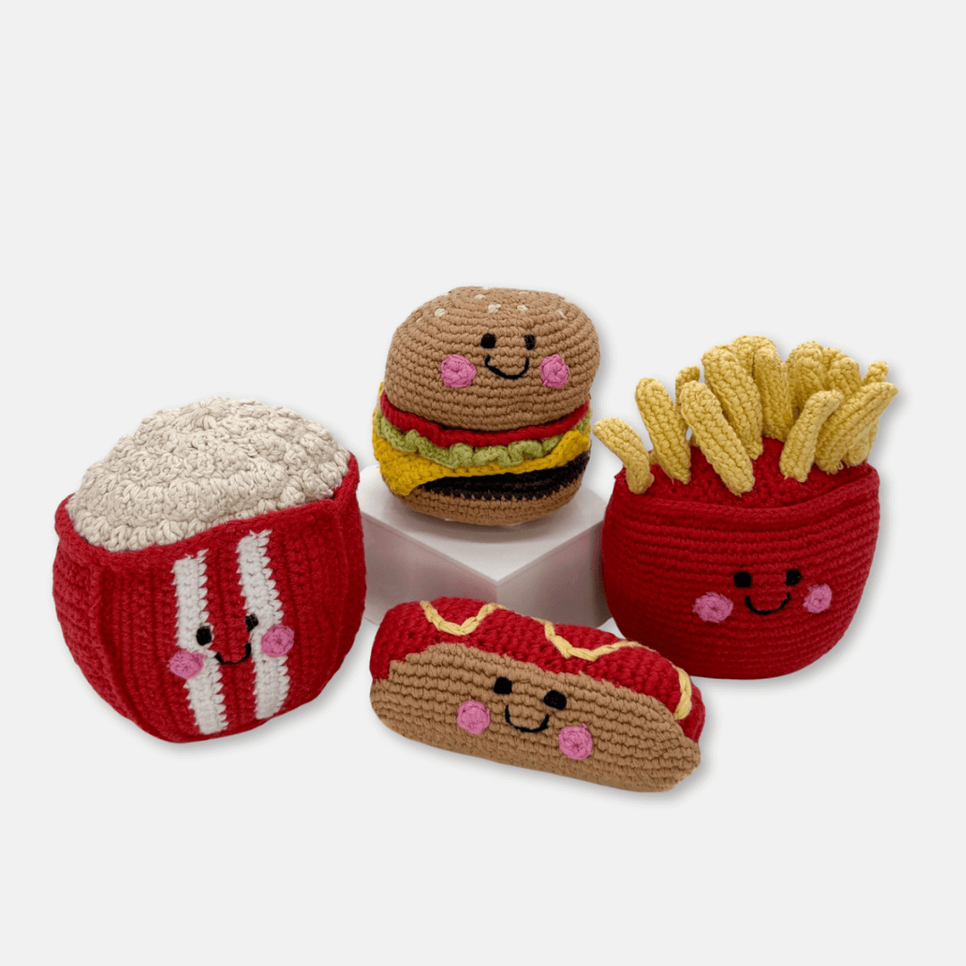 Popcorn Crochet Rattle