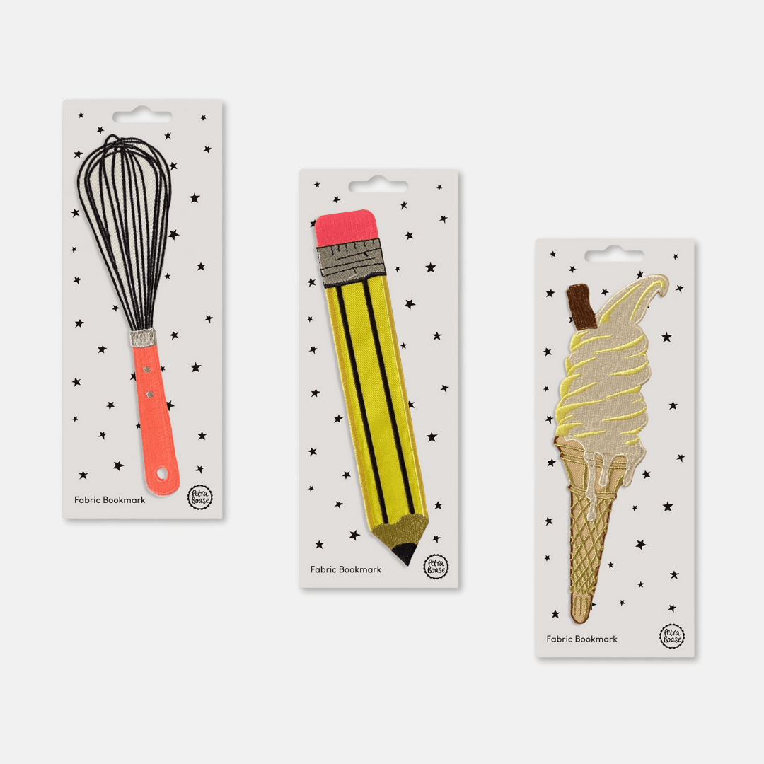 99 Flake Ice Cream Fabric Bookmark