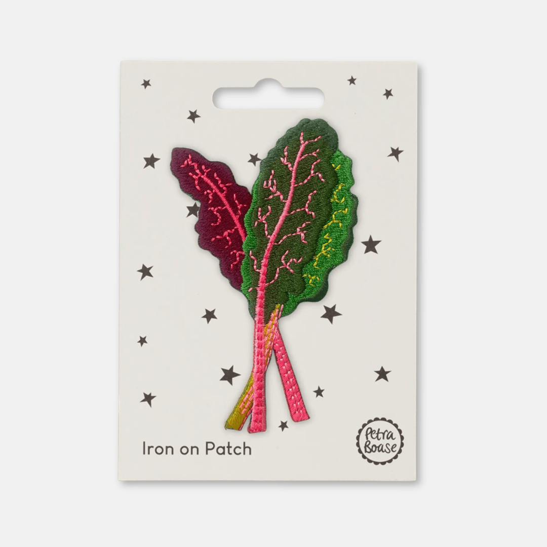 Rainbow Chard Iron-on Patch