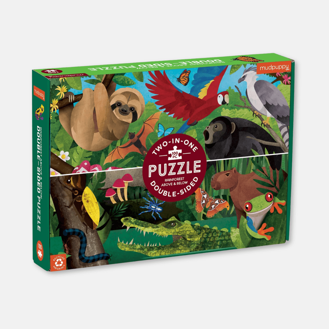 Rainforest Above & Below Double-Sided Puzzle
