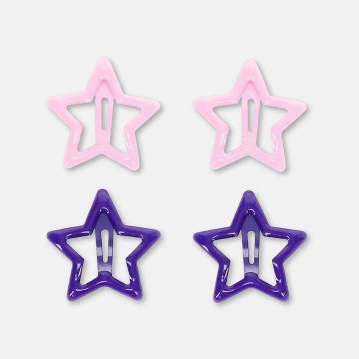 Colourful Star Hair Clips