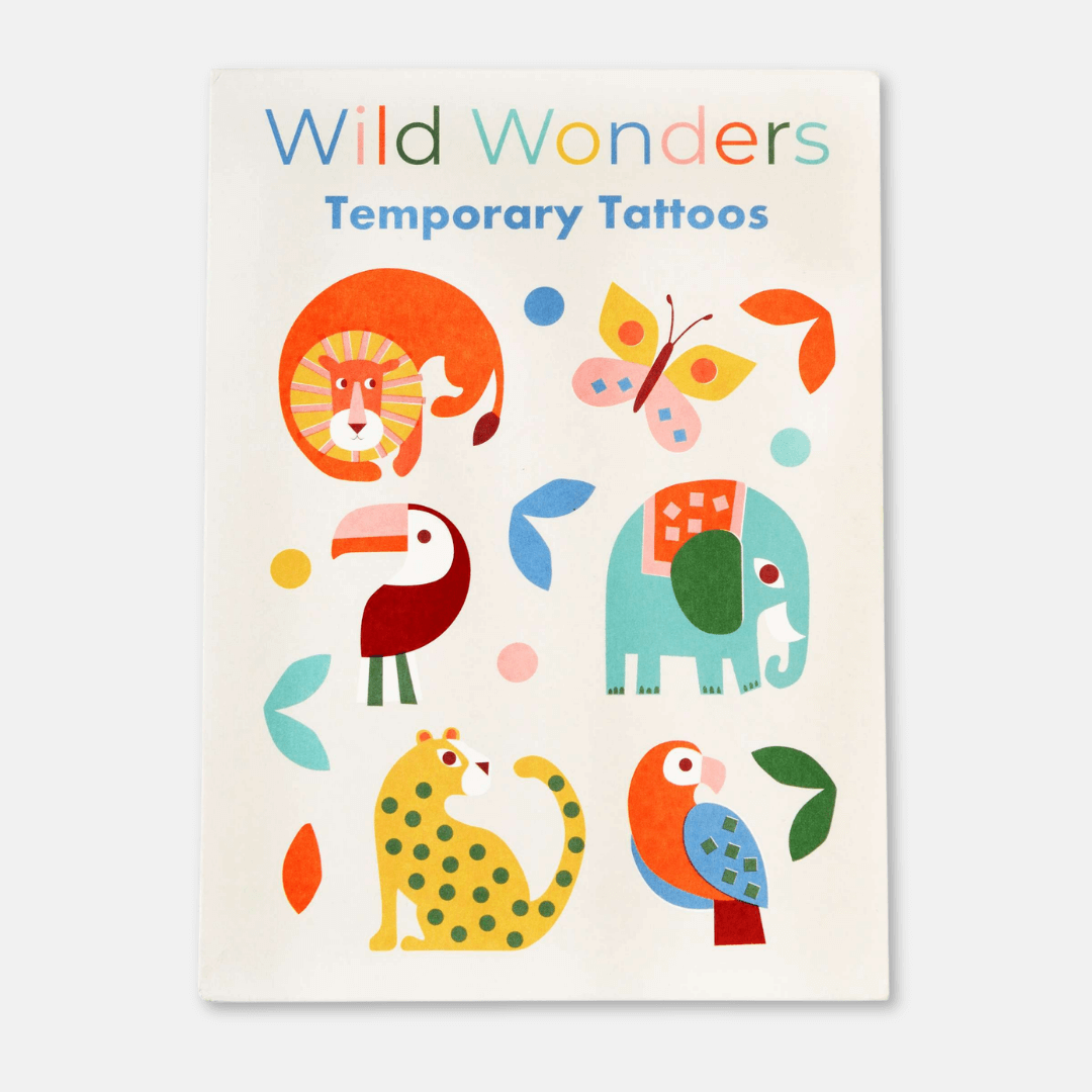 Wild Wonders Temporary Tattoos Pack