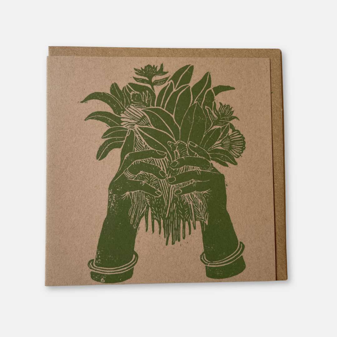 Sage + Calendula Greetings Card