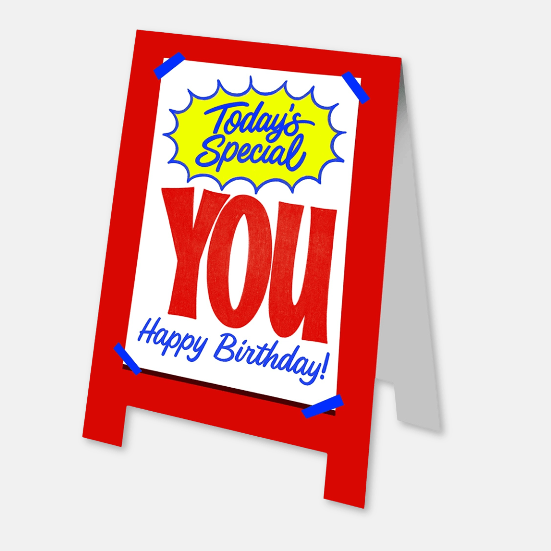 Today's Special Birthday Greetings Card